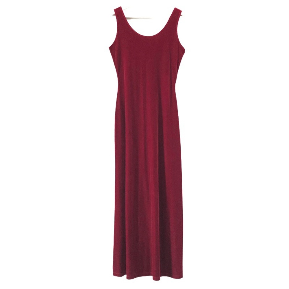 Stretch Velvet Soft Maxi Dress